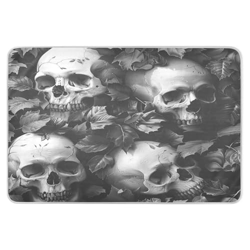 Nander Gray Skull Bed Pad 34