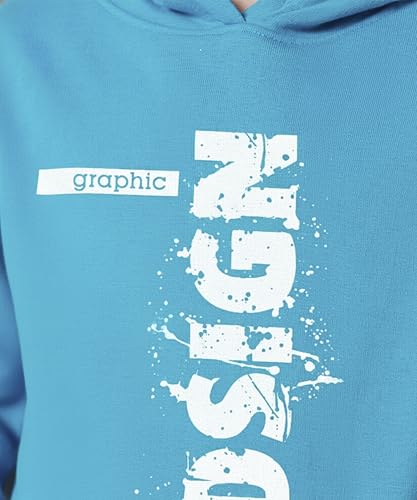 Image of KYDA KIDS Boys 100% Cotton Hooded Neck Long Sleeve Sweatshirt with Hoodies Winter Wear