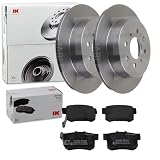 NK Bremsscheiben 260mm + Bremsbeläge hinten passend für CIVIC 6 7