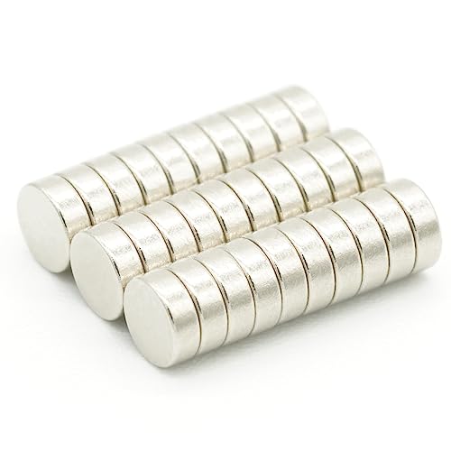 【耐熱強力】ネオジム磁石 N48SH, Φ3×1(mm), (寸法公差±0.05mm) 【耐熱150℃】【防錆特殊4層メッキ】 DIY 小型 丸型 工業用 キッチン 浴室 室外 事務所 多用途 KYOKEI (30)