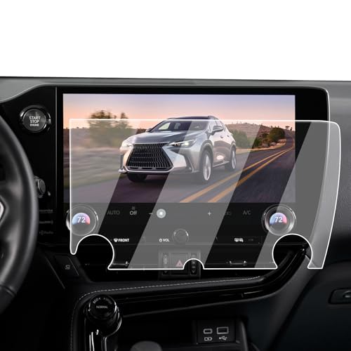 Screen Protector For 2022-2026 Lexus NX 350/NX 350h/450h+ - 14-Inch Navigation HD Tempered Glass Screen Protector For 2022-2026 NX 350/NX 350h/NX 450h+ Accessories 9H Hardness - Anti Fingerprints