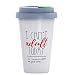 Ceramic Travel Coffee Mug with Lid (12 oz) - I Can't Adult Today - Funny Mug - Gift Idea for Office, Co-Workers, Boss, Friends or Family - Double Wall Ceramic - BPA-Free Lid - Dishwasher Safe.