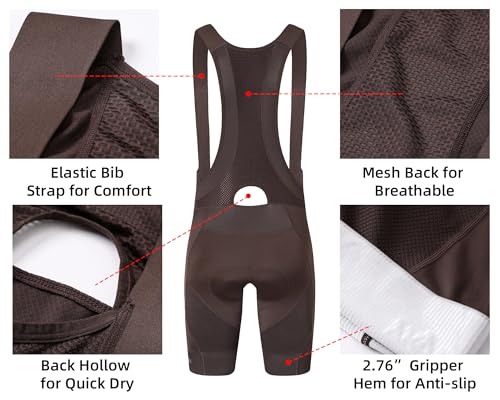 Image of Cycling Bib Shorts for Men - Road Bike Bicycle Breathable Padded Riding Tights