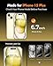 UNBREAKcable for iPhone 15 Plus Screen Protector 4+2 Pack [9H+ Military-Grade Shatterproof] [Effortless Bubble-Free Installation] Ultra HD Clarity Tempered Glass with Lens Protector, Case friendly