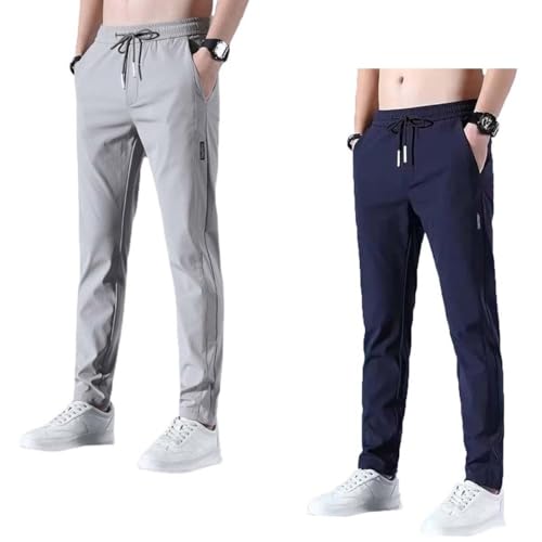 Pantalon de jogging en soie glacée extensible et ultra respirant pour l'été