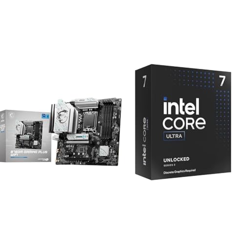 MSI B760M Gaming Plus WiFi Placa Base + Intel Core Ultra 7 265KF procesador para Equipos de sobremesa 20 Cores