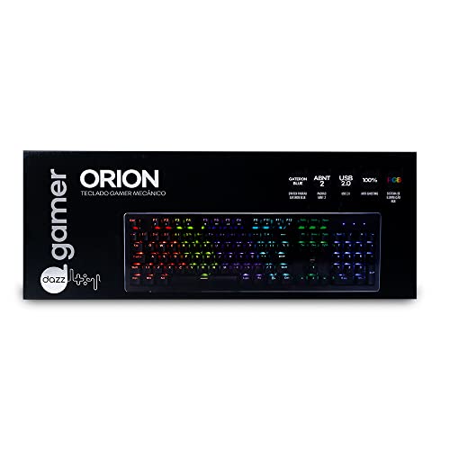 TECLADO MECÂNICO ORION USB 2.0 DAZZ