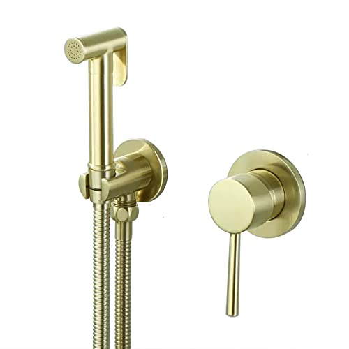 Bidet portátil de latón para baño, ideal para lavar pañales de tela con agua templada