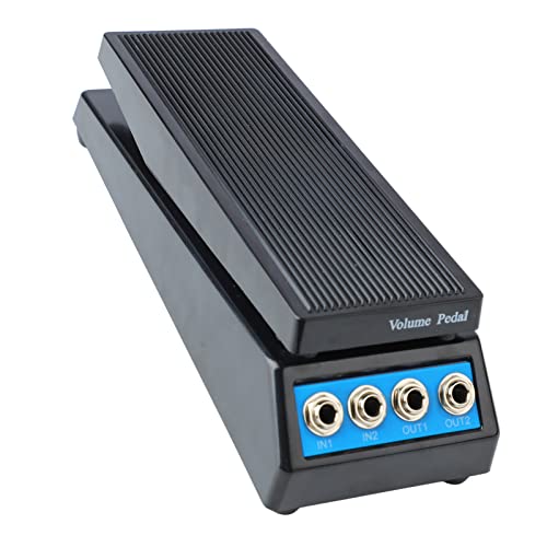Guitar Volume Pedal,Dual Channel Stereo Volume Pedal Expression Single Effector for Electric Guitar