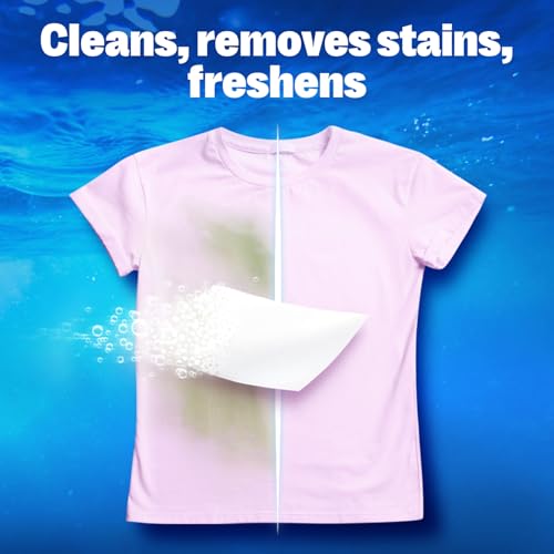 OceanSaver Eco Laundry Detergent Sheets | Non-Bio | Eco-Friendly, Biodegradable & Freshly Scented | Zero-Waste & Removes Tough Stains | Vegan, Plastic & Cruelty-Free | Plant Based Formula (60 Washes) - Image 4
