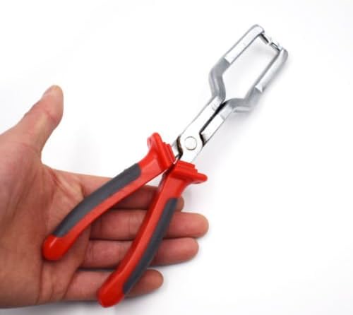 Miniatura 3 de Filtros de combustible de 8.661 in con clip de gasolina Desmontaje de manguera de liberación de manguera Reemplazar alicates Herramienta Adecuado