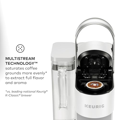 Keurig K-Supreme SMART Single Serve Coffee Maker With WiFi Compatibility, 4 Brew Sizes, And 66oz Removable Reservoir, Compatible with Alexa, White by Keurig - Image 7