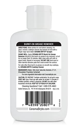 Cerama Bryte Burnt On Grease Remover, 2 Ounce Bottle (20812) #TOP1