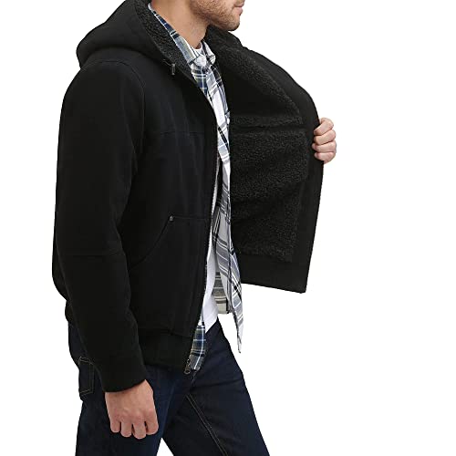 Image of Levi's Men's Workwear Cotton Canvas Hooded Bomber Jacket
