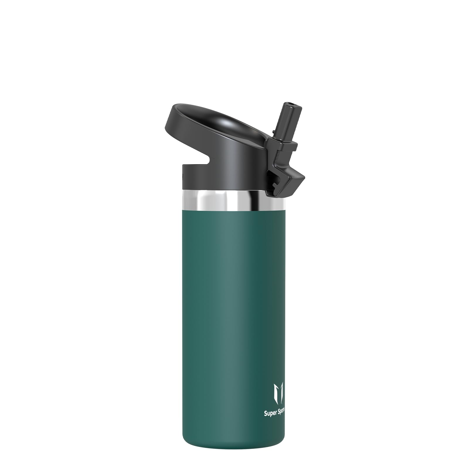 Super Sparrow Borraccia Termica - 500ml, 750ml, 1L - SwivelSip Inox Bottiglia - Senza BPA Borracce Termiche, Borraccia Bambini Ergonomica per Scuola, Sportiva, Bici, Campeggio, Palestra