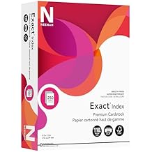 Neenah Exact 30% Recycled Extra-Heavyweight Index Card Stock, 8 1/2in. x 11in., 110 Lb, White, pk Of 250 Sheets, 40411