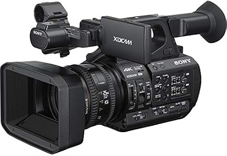 Sony PXW-Z190V 4K XDCAM Camcorder (PXW-Z190V) 4K Multi-Camera Production | External Monitor, ECM-VG1 Mic, LED Light, Tripod & More Professional Bundle