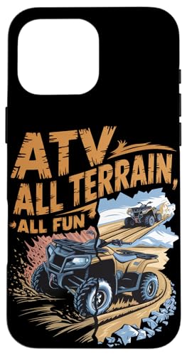 VTT tout terrain, tout amusant Coque pour iPhone 16 Pro Max