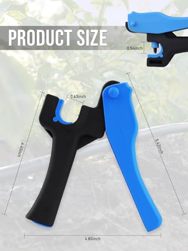 Kalolary 2 Tropfbewässerungsrohr Locher Stanzwerkzeug Einbauwerkzeug, für 16/20 mm PE Rohr Locher öffnen Professionelles Stanzwerkzeug Einbauwerkzeug