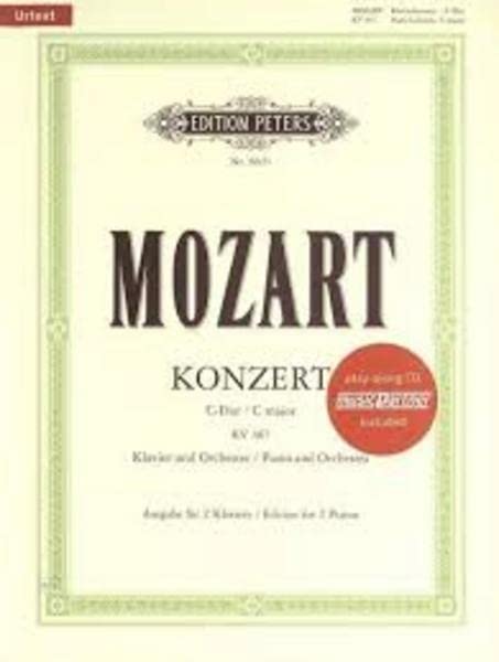 MOZART W.A. - CONCIERTO N 21 DO M - KV.467 + CD (2P 4MANOS)
