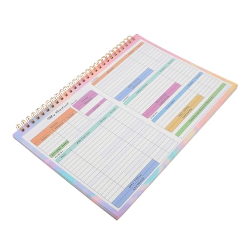 SEWACC Finanzbuch Für Buchhaltung Spesenbuch Mit Wochenplaner Notizbuch Für Ausgaben-tracking Und Budget-organisation