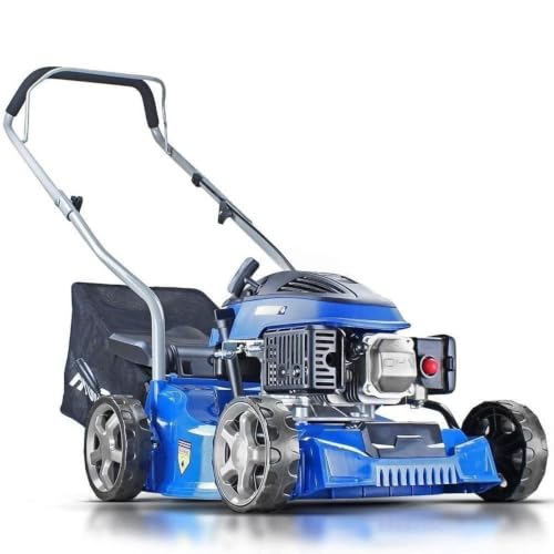Hyundai 16"/40cm 79cc Petrol Lawnmower, 6 Adjustable Cutting Heights...