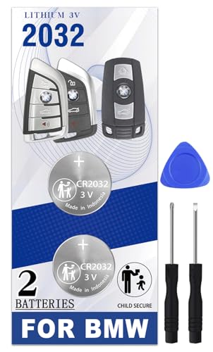 Pinochi Key Fob Battery Replacement for BMW 1-9 Series X1 X2 X3 X4 X5 X6 X7 M3 M5 M6 M8 XM iX i3 i4 i7 i8 Key Remote (Check Fitment Guide)