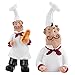 Gancio Adesivo, Gancio da Parete per Figurine di Chef dei Cartoni Animati Autoadesivo per Sala da Pranzo per Cucina(BS079/080)