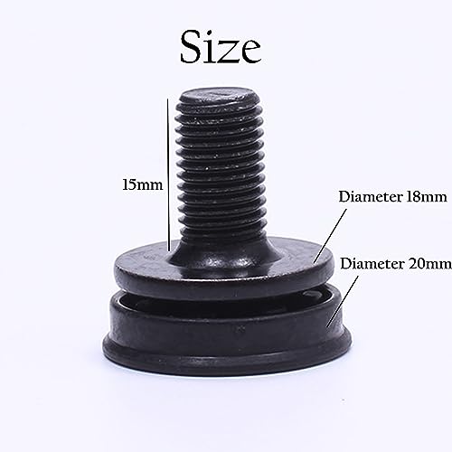 Image of PROWHEEL Bike Hex Crank Arm Fixing Bolts Spindle 8mm Allen Key Bolt Screws Capless Bottom Bracket for Cycling Bicycle Axle Fits Many Bike Cranksets