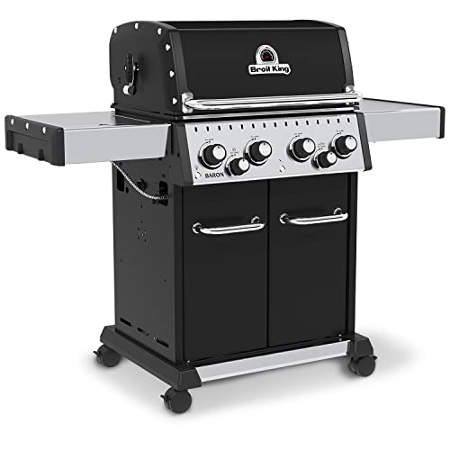 Broil King, Baron 490 Pro, 875244, Liquid Propane (Lp), Silver, Black #TOP4