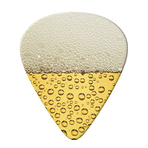 Beer Bubble Lot de 6 médiators pour guitare acoustique, guitare électrique, basse, ukulélé – fins, moyens et épais - Les Beatles, Paul McCartney, John Lennon, RIngo Starr, George Harrison Beer Bubble Lot de 6 médiators pour guitare acoustique, guitare électrique, basse, ukulélé - fins, moyens et épais – Image 4