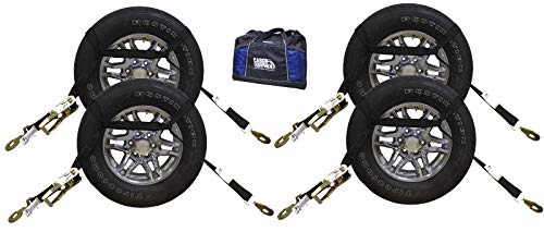 Big Muddy 4 Pack Off-Road TIE Down KIT (10 FT, Black)
