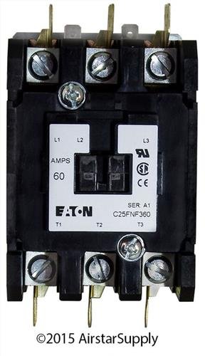 Miniatura 3 de Contactor C25FNF360A, propósito definido, 3P, 60A, bobina 104-120VAC, 600VAC
