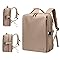 Elegante Zaino per Laptop da Donna Approvato Dalla Compagnia Aerea Perfetto per il Lavoro, l'università e i Viaggi Zaino Multifunzionale Casual Adatto a Notebook da 17,3 Pollici (Champagne)