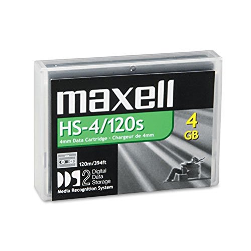 Maxell HS-4/120S 4/8GB Cartridge 4MM F/HS- 4/120S Helical Scan