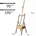 Mont Marte Signature Box Floor Easel, Beech Wood 43.5 x 44 x 150 cm (LxWxH), 17.13 x 17.32 x 59.1