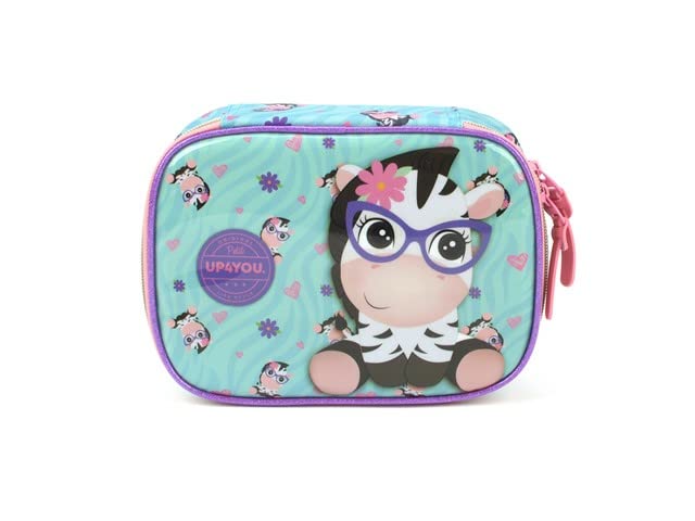 Estojo, Luxcel, Up4you, Zebra, Azul