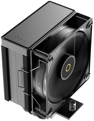 Ocypus Gamma A40 BK Air Cooler CPU,100mm PWM Low-Noise Fan,133mm Height Single Tower Computer Compact CPU Air Cooler,4 Copper Direct Contact Heat Pipes,for Intel LGA 115X/1200/1700/1851 &AMD AM4/AM5