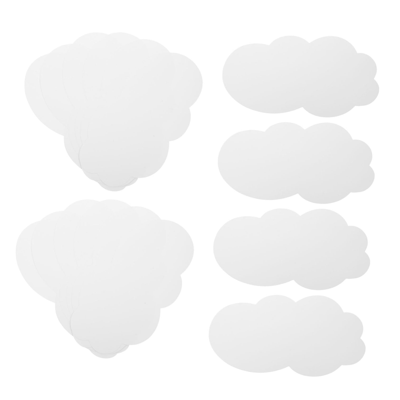 Nuages en papier cartonné épais pour embellir une classe ou une baby shower