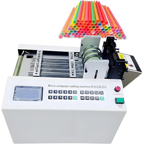 Maszyna do cięcia rur termokurczliwych, w pełni automatyczna obcinarka do rur z mikrokomputerem, szerokość cięcia 100 mm, dokładność cięcia 0,1 mm do rur gumowych/plastikowych