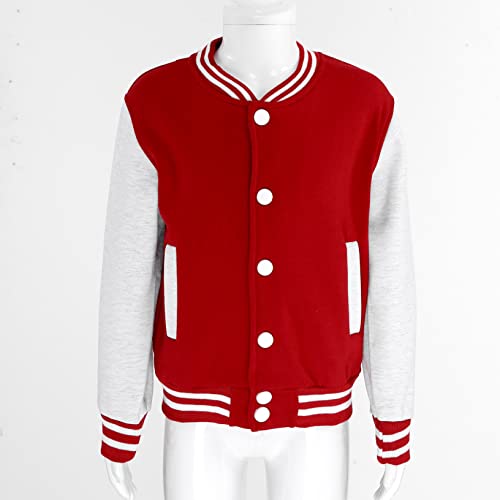 Kids Boys Varsity Jacket Letterman Jacket Baseball School College Jacket Long Sleeve Bomber Jacket Coats3