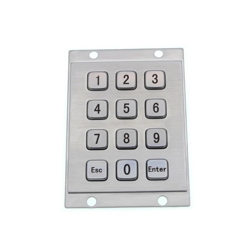 Teclado numérico industrial de 12 teclas que resiste la intemperie en casilleros 2