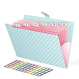 📁 【DISEÑO DE BOTÓN DURADERO】 Organizador de documentos colorido de alta calidad con cierre de botón a presión, que garantiza la seguridad de sus archivos, es más conveniente y ahorra tiempo abrir y cerrar la carpeta de archivos de plástico. El soporte para archivos expandible con cierre de botón a presión es exactamente lo que necesita para poner sus archivos en orden.