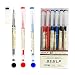 Produktbild Gel-Tintenroller, extra feine Spitze, Kugelschreiber, flüssige Tinte, Tintenroller, 0,35 mm, hochwertig, schnelltrocknend, für japanisches Büro,Schule,Schreibwaren,12 Packungen(4schwarz,4blau,4rot)