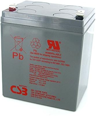 CSB Battery HR1227WF2 FR - Home Alarm Battery (for AT&T Digital Life Controller)