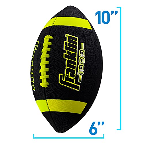 Franklin Sports Junior Size Football GripRite Youth Footballs Extra Grip Synthetic Leather