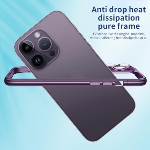 Étui de pare-chocs iPhone 14 Plus noir et transparent avec protection caméra intégrée