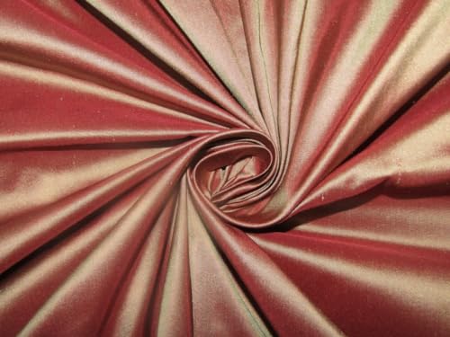 Rouge à lèvres 100 % pure soie taffetas marron pour robe de bal