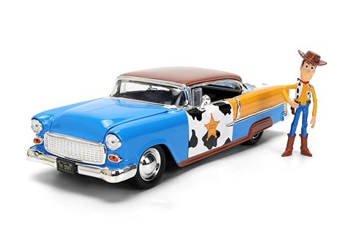 Jada Toy Story Woody 1955 Chevrolet Bel Air Die-Cast 1:24 miniatura 6