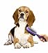 Hertzko Double Sided Combo Pins and Bristle Brush for Dogs and Cats with Long or Short Hair - Dense Bristles Remove Loose Hair from Top Coat and Pin Comb Removes Tangles, and Dead Undercoat